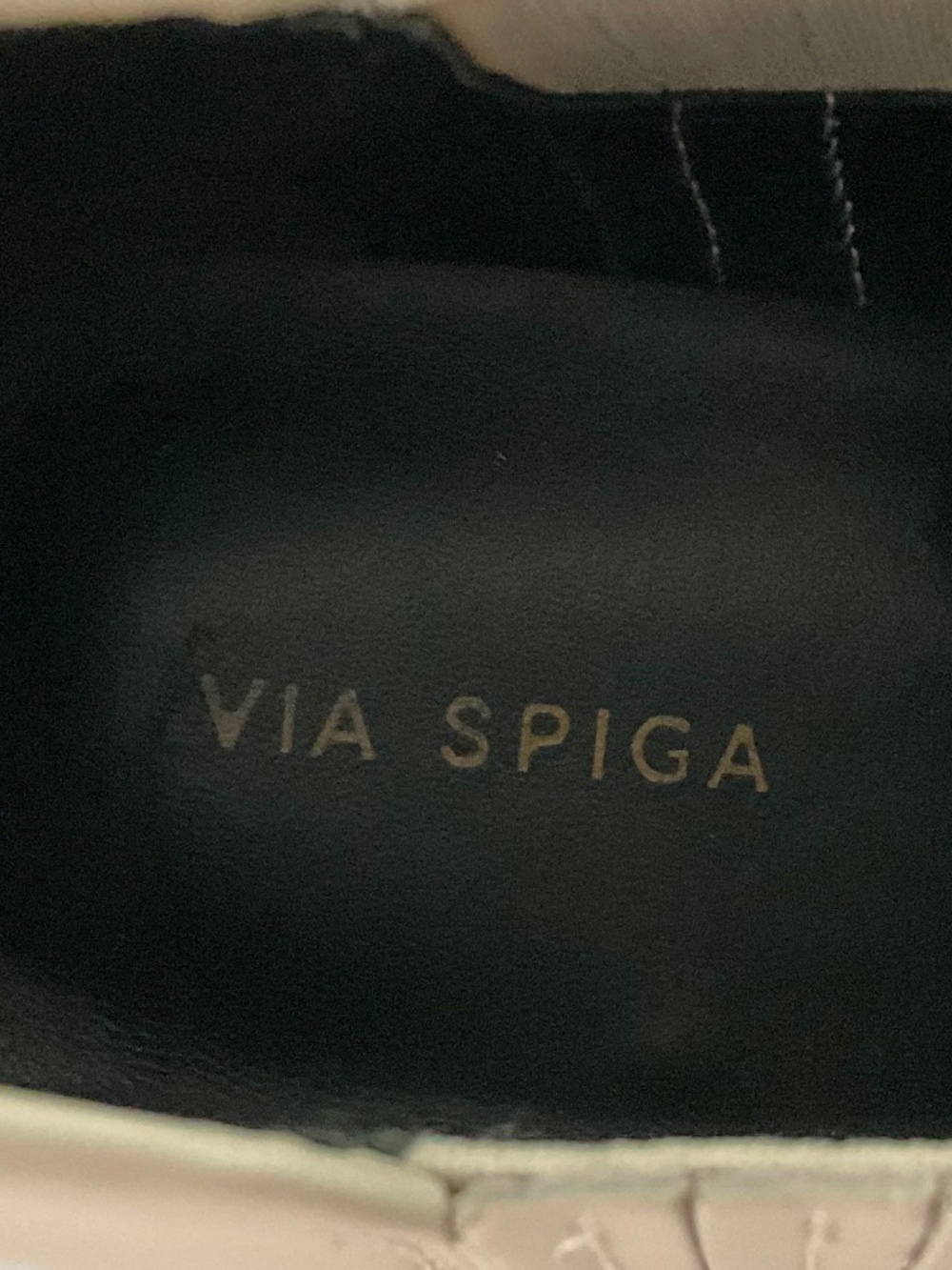 VIA SPIGA Farly Leather Bootie in Bone Size 7 - Picture 7 of 11